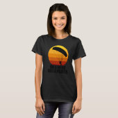 On A Wing And A Prayer  Women Paraglider Adventure Tシャツ (正面フル)