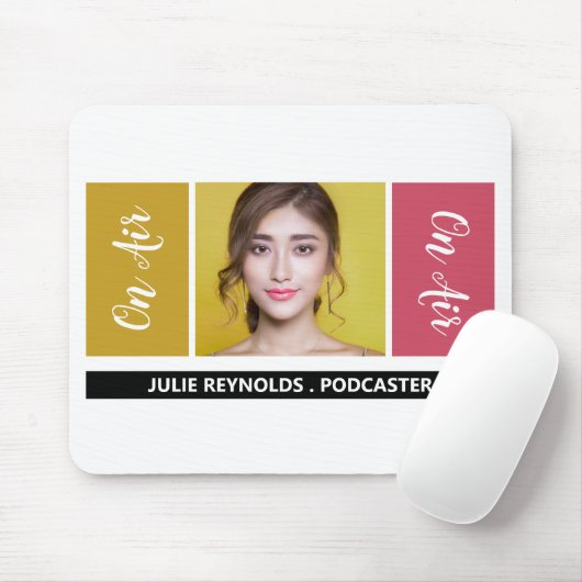 On Air - Podcaster写真 – レトロPodcast マウスパッド (マウス)