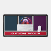 On Air Podcaster、レトロPodcast デスクマット (キーボード&マウス)
