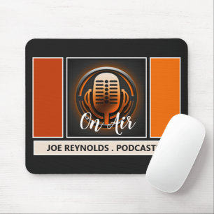 On Air Podcaster、レトロPodcast マウスパッド