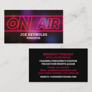 On Air Podcaster、Podcast 名刺