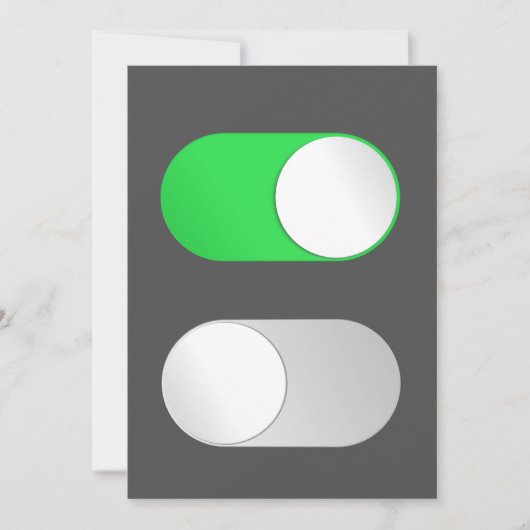 On And Off Invitations 招待状 (正面)