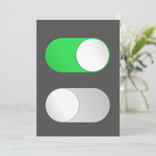 On And Off Invitations 招待状 (スタンド正面)