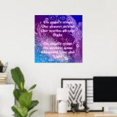 On Angel's Wingsポスタ感動的ー ポスター (ホームオフィス)