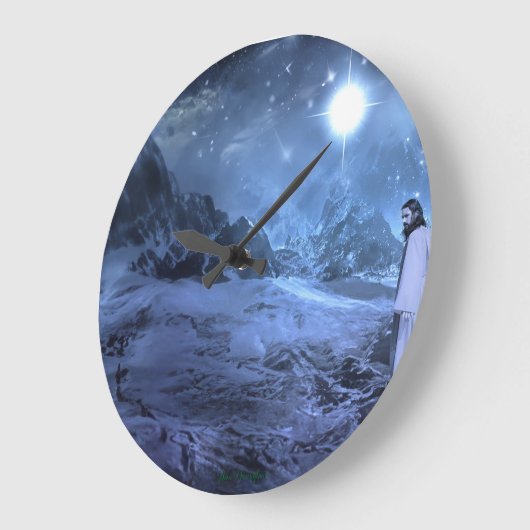 On Another Planet ラージ壁時計 (傾斜)