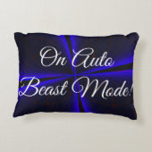 On Auto Beast Mode Geometric Accent Pillow アクセントクッション (裏面)