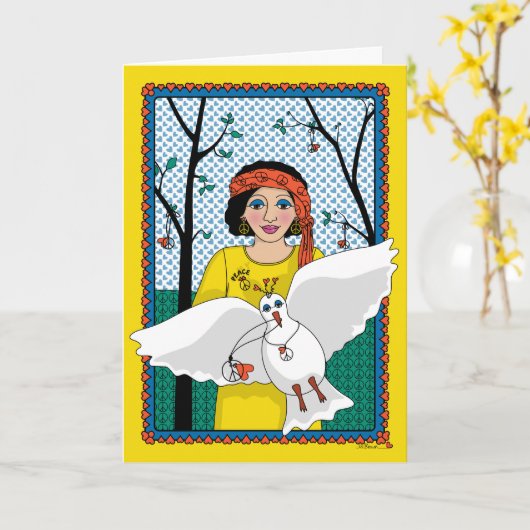 On_B_Greetingカードを渡す カード (黄色い花)