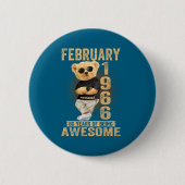 (on Back) February 1966 60th Birthday 60 Years Ted 缶バッジ (正面)