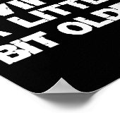 (on Back) I Like My Wife A Little Bit Older Funny ポスター (角)