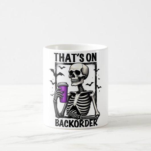 On Backorderハロウィーン薬局テック モーフィングマグカップ (中央)
