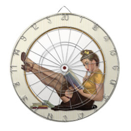 On Break Pin Up Girl ダーツボード