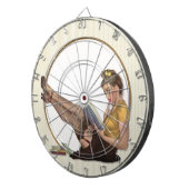 On Break Pin Up Girl ダーツボード (正面右)