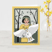 On_C_Greetingカードを渡す カード (黄色い花)