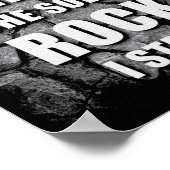 On Christ The Solid Rock I Stand Christian Faith   ポスター (角)