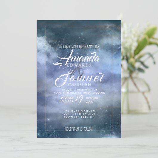 On Cloud 結婚 Nine 招待状 (スタンド正面)