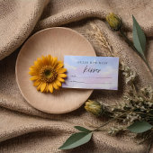 On Cloud 9キスブライダルシャワーゲームカード 名刺