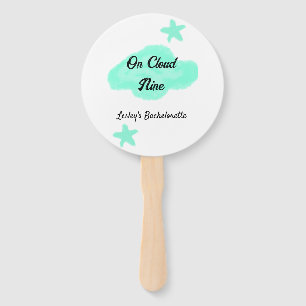 On Cloud 9パステルグリーン雲スターbachelorett ハンドファン
