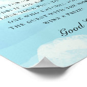 On Cloud 9ブライダルシャワーDon't Say Bride Game ポスター (角)