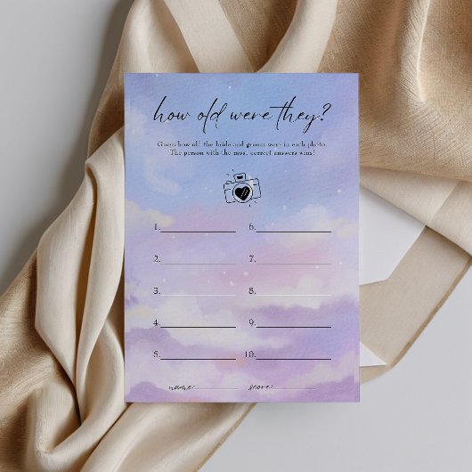 On Cloud 9彼らは何歳だったブライダルシャワーゲーム