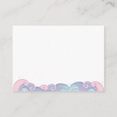 On Cloud 9象の赤ちゃんシャワーベビー エンクロージャーカード (裏面)