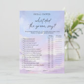 On Cloud 9 Thid the Groom Say Game Card 招待状 (スタンド正面)