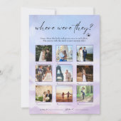 On Cloud 9 Where Was Photo Game 招待状 (正面)