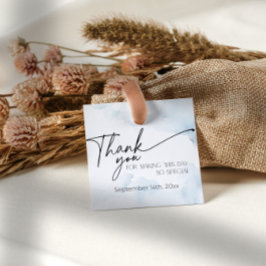 On Cloud Nineほこりっぽいブルー天国ありがとう フェイバータグ