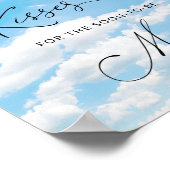 On Cloud Nine 9どのように多くのキスブライダルシャワーゲーム ポスター (角)