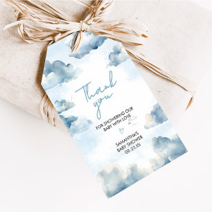 On Cloud Nine Baby Shower Party好意ラベル ギフトタグ