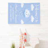 On Cloud Nine Baby Shower Wall Banner/Welcome Sign 横断幕 (インサイチュ)