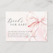 On cloud Nine Pink赤ちゃんシャワーベビー エンクロージャーカード (正面)