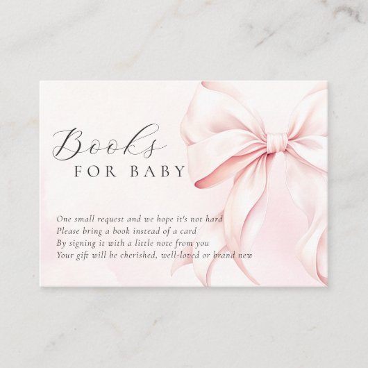 On cloud Nine Pink赤ちゃんシャワーベビー エンクロージャーカード (正面)