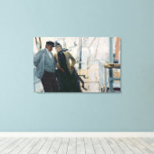 On Deck (キャンバス上の油) キャンバスプリント (インサイチュ (ウッドフロア))