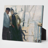 On Deck (キャンバス上の油) フォトプラーク (側面)