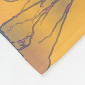 On Edge – スタントスクーターのアートワーク フリースブランケット (角)