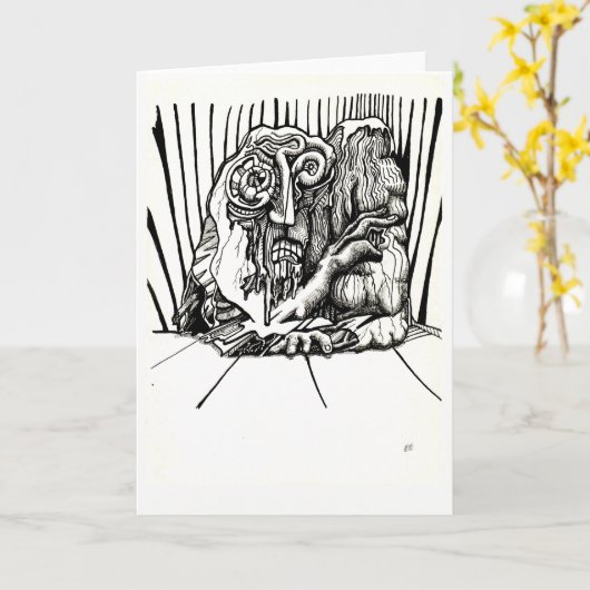 On Edge、by Brian Benson カード (黄色い花)