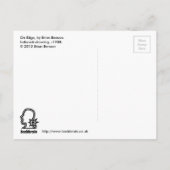 On Edge、by Brian Benson ポストカード (裏面)