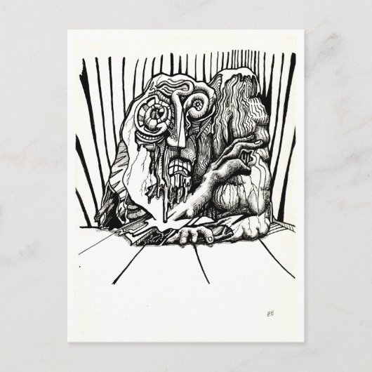 On Edge、by Brian Benson ポストカード (正面)