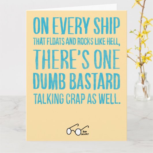 On Every Ship カード (黄色い花)