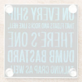 On Every Ship ガラスコースター (裏面)