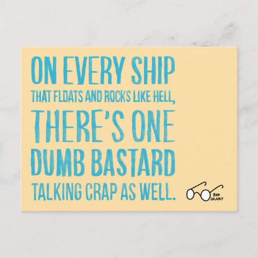 On Every Ship シーズンポストカード (正面)