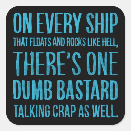 On Every Ship スクエアシール (正面)