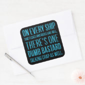 On Every Ship スクエアシール (封筒)