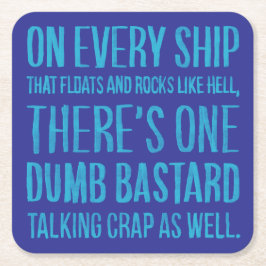 On Every Ship スクエアペーパーコースター