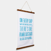 On Every Ship 吊り下げ型タペストリー (傾斜あり)