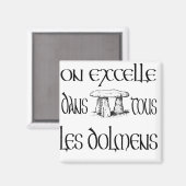 On excelle dans tous les dolmens マグネット (正面/裏面)