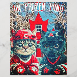 on frozen pond flyer front チラシ