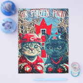 on frozen pond flyer front チラシ (シングル)