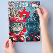 on frozen pond flyer front チラシ (手)