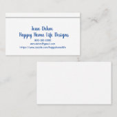 ON GRAYストライプ Business Card 名刺 (正面/裏面)